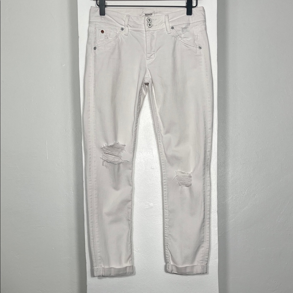 Hudson Collin Crop Skinny W/Cuff Jeans